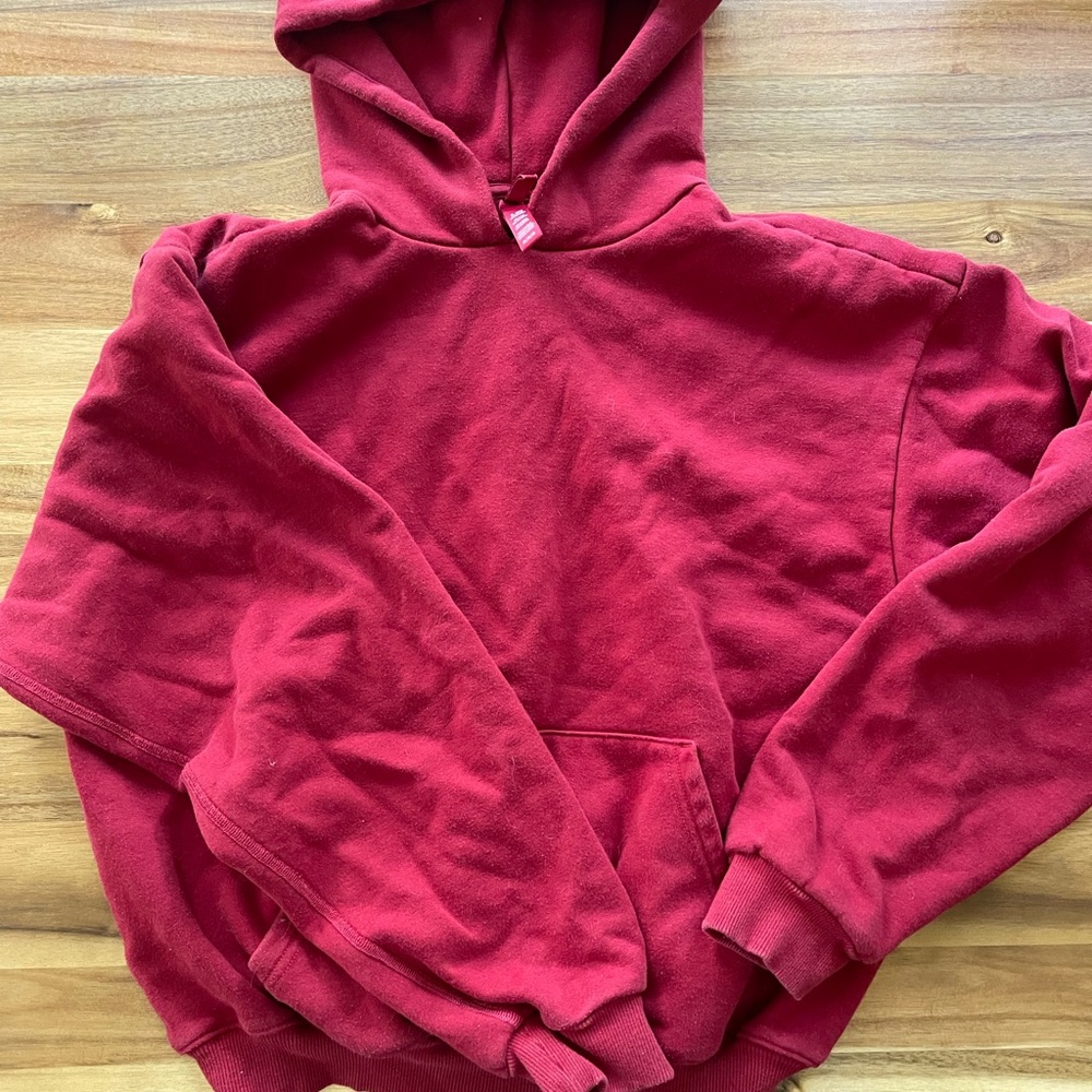 Skims hoodie red
